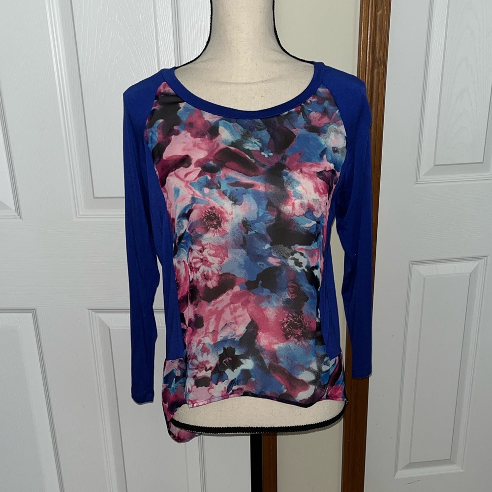 Copper Key Floral Blouse